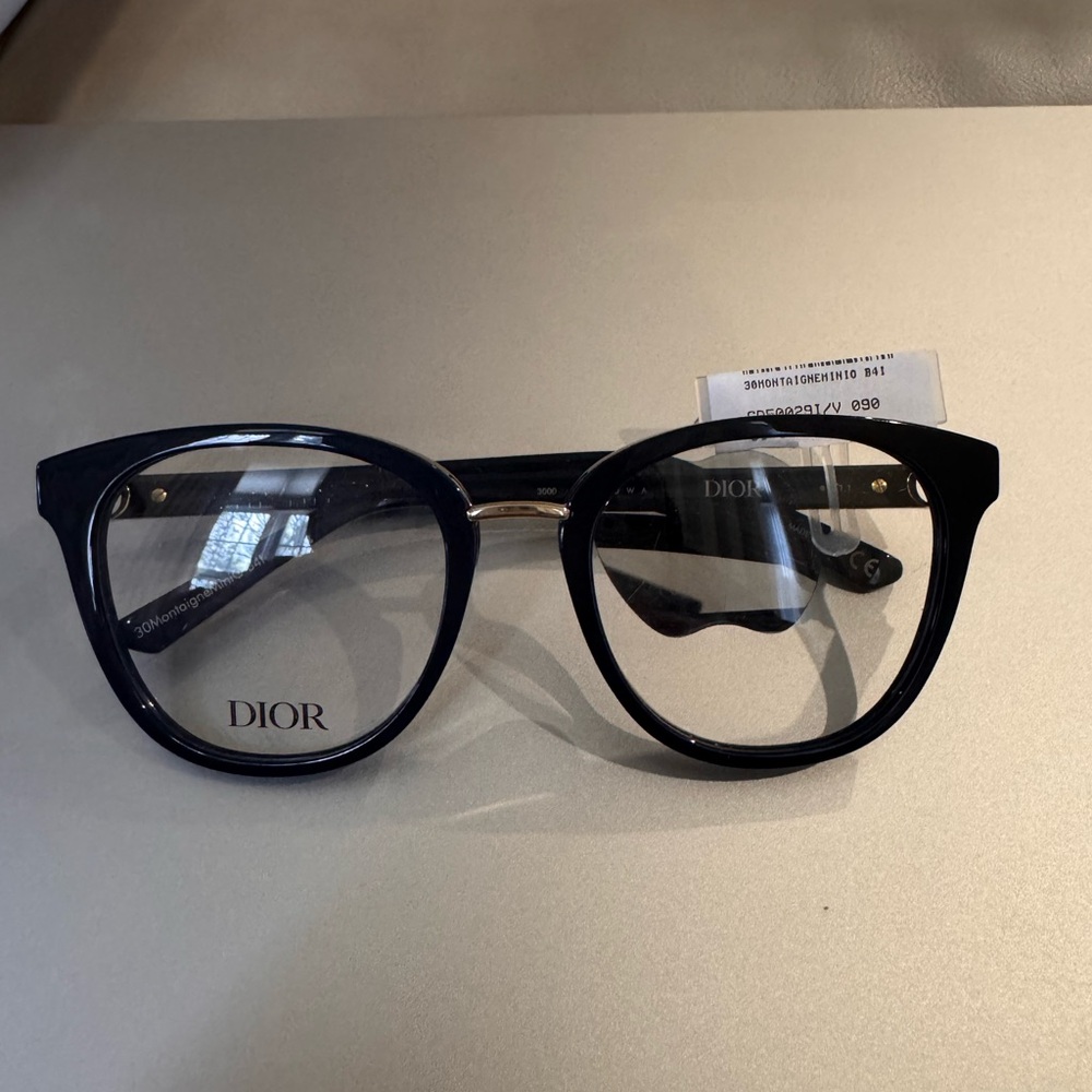 Dior Black Eyeglasses
